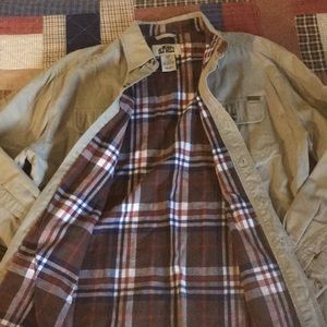 Old Mill Men’s Shirt Jacket With Flannel Lining Size XL